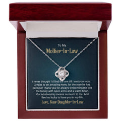 Love Knot Necklace - To My Mother-in-Law
